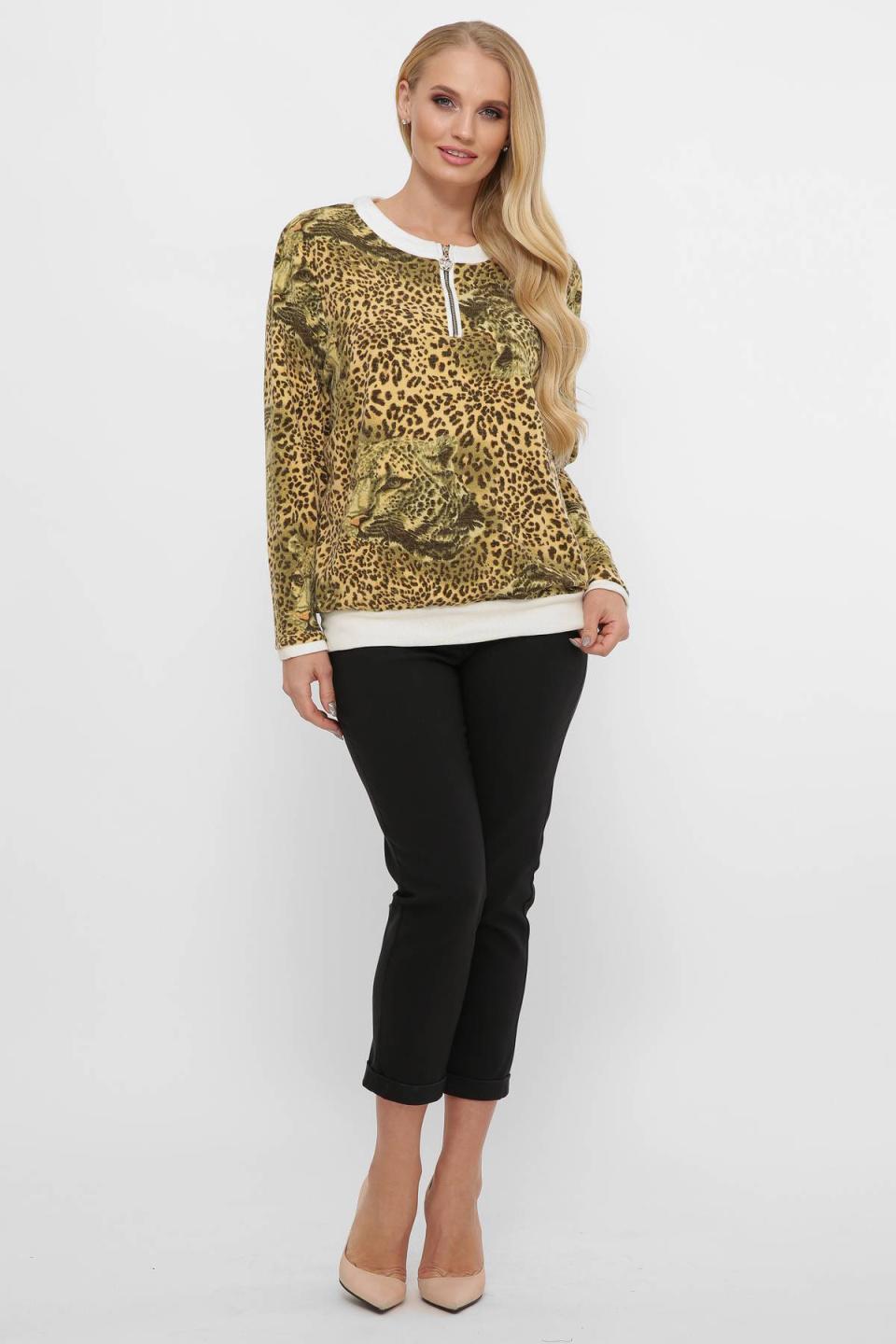 

Джемпер з ангори Tatiana СВІТ 6XL світло-бежевого кольору