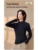Damen High-End Modal Strick Rollkragen Basisschicht - Warmes Langarm Herbst/Winter Oberteil