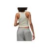 Jordan x Teyana Taylor American Retro Logo Embossed Casual Sports Tank Top Women Tops White FB2630-113
