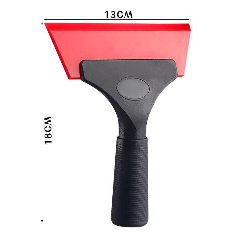 5-Inch Soft Rubber Wiper for Car Glass & Bathroom with Anti-Slip Handle