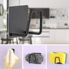 304 Stainless Steel Rustproof Brushed Finish Storage Rack 1Pcs Stainless Steel Sponge Holder Kitchen Sink Caddy Organizer