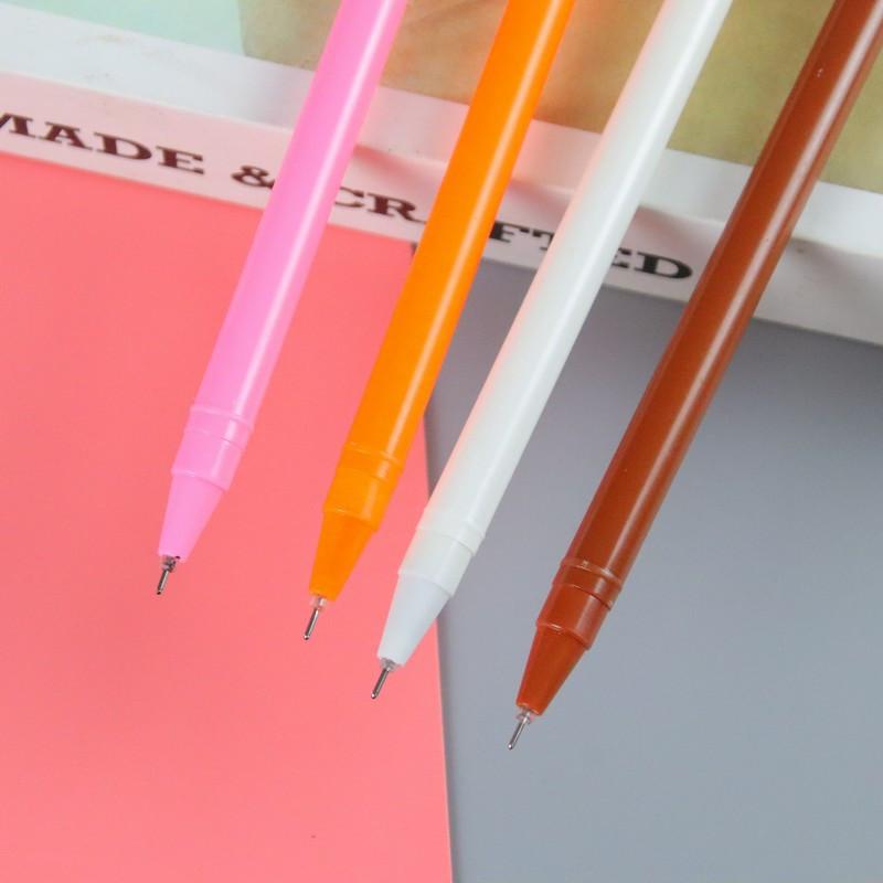 Rientro a scuola stagione 10 pezzi penna gel orsetto cartone animato 0,5 mm cancelleria creativa per l'apprendimento penna a base d'acqua scrittura carina penna firma ufficio
