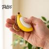 Unique Bag Decoration 3D Printed Fruit Fidget Clicker Toy with Mechanical Press, Stress Relief Keychain, Cute Vegetable Charms Sensory for Teens
