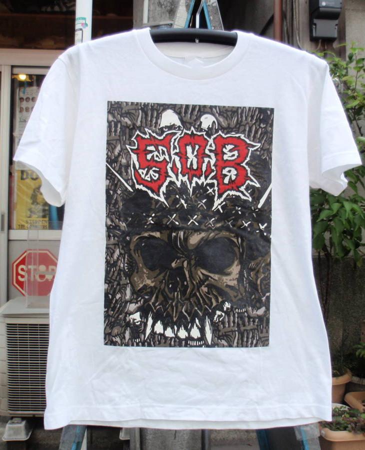 S.O.B. Band White T-Shirt Cotton Full Size Unisex S-5XL Unisex T-Shirt