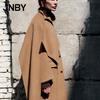 JNBY 2024 Winter Wool Blend H-Shape Coat