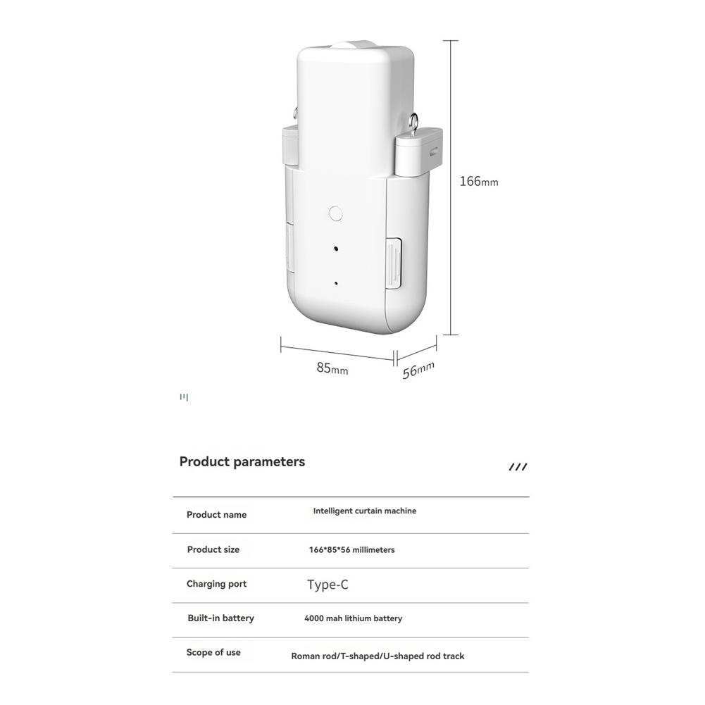The New Smart Curtain Motor Automatic Curtain Opener Temperature And Light Sensors For Home Automation