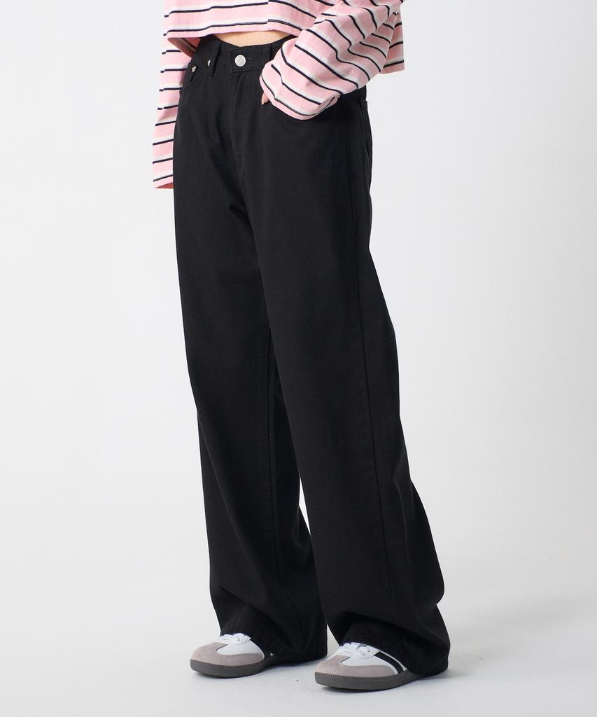 UNKNOWN PLANET Daily Cotton Pants Black