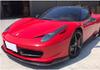 For Ferrari 458 2011-No Carbon Fiber Front Lip Rear Diffuser Bumper Spoiler Side Skirt Body Kit Upgrade Refits Splitter HS3