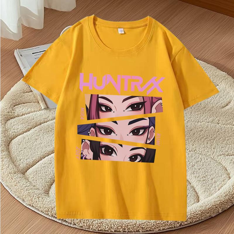 

Kpop Demon Hunters Graphic T Shirts 2025 Men Women Oversized Anime Streetwear Short Sleeve Summer Print Unisex Tops 4XL