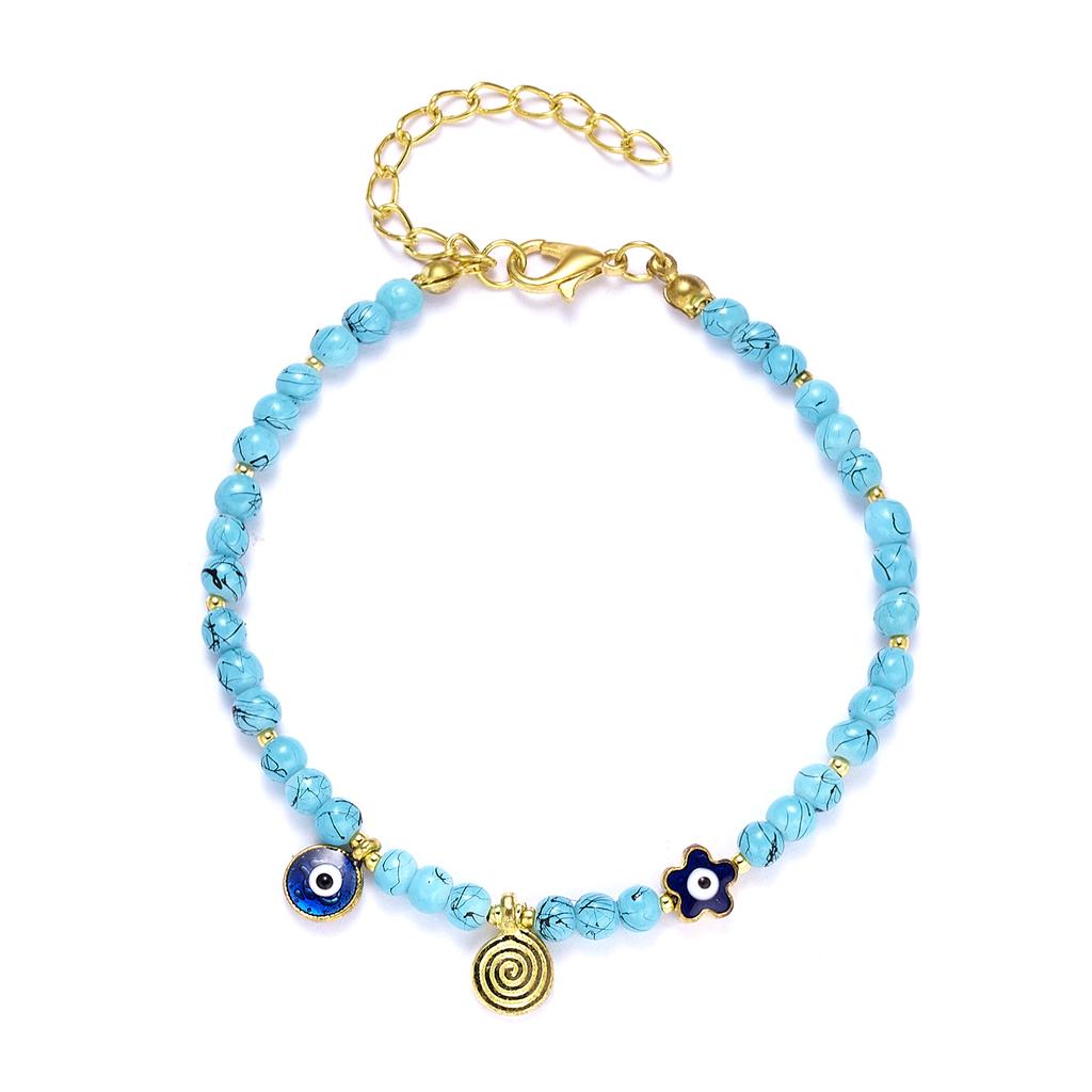 New Fashion Turkish Lucky Evil Eye Bracelets For Women Men Handmade Blue Eyes Beads Bangles Good Luck Wealth Jewelry Gifts