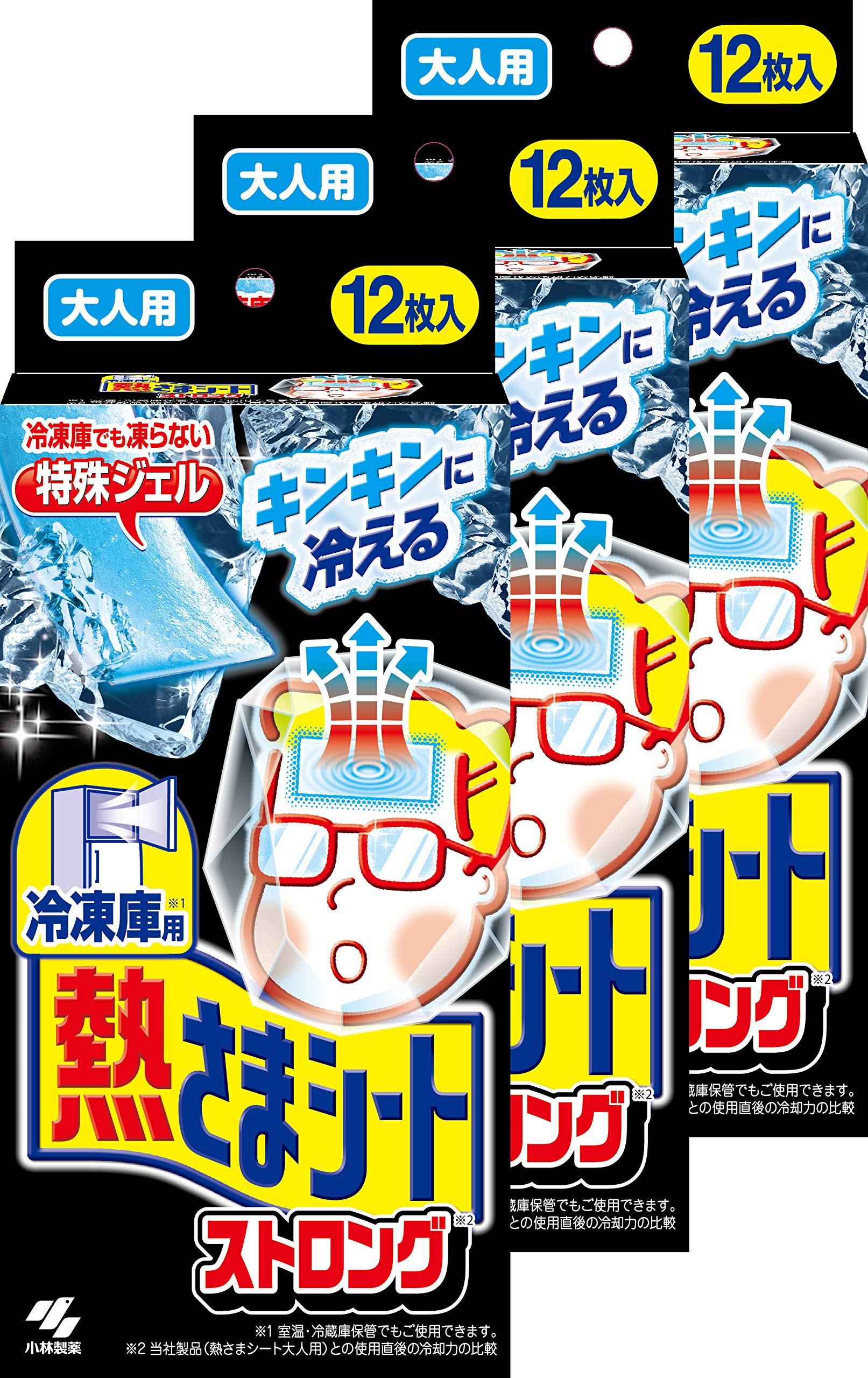 

Лист Netsusama для заморозки, прочный охлаждающий лист для взрослых, 12 листов x 3 шт. [Оптовая закупка]