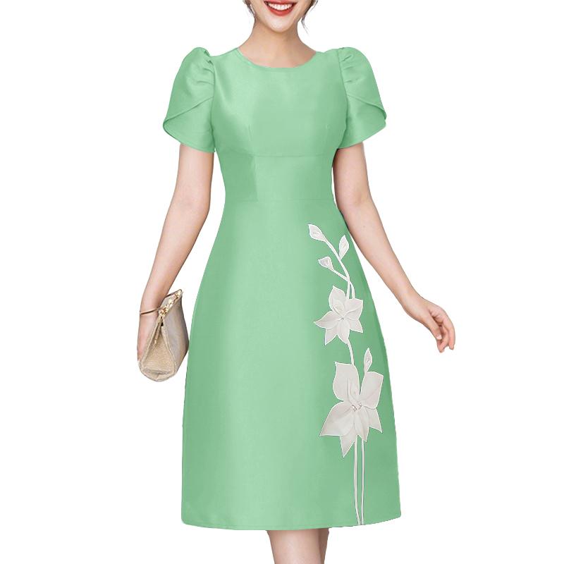 

ZANZEA Женское повседневное летнее платье с круглым вырезом и коротким рукавом с принтом 5XL