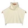 Thickened Fleece-Lined High-Stretch Decorative Collar for Autumn/Winter Warmth and Neck Protection