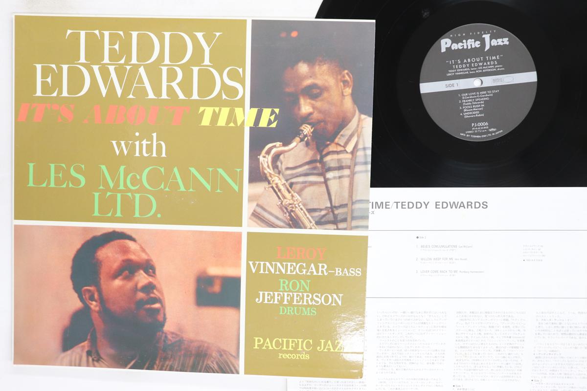 

LP Record TEDDY EDWARDS Its About Time PJ0006 PACIFIC JAZZ 1992 Japan Jazz Used