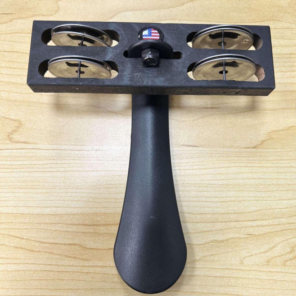 Fuß-Stomp Fersen-Tamburin und Glocken Perkussions-Begleiter