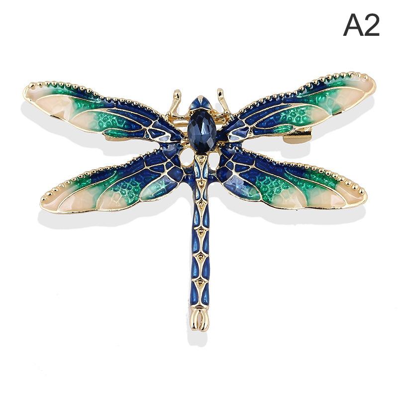

Цветная масляная брошь-стрекоза, женская брошь с мультяшной булавкой и насекомым