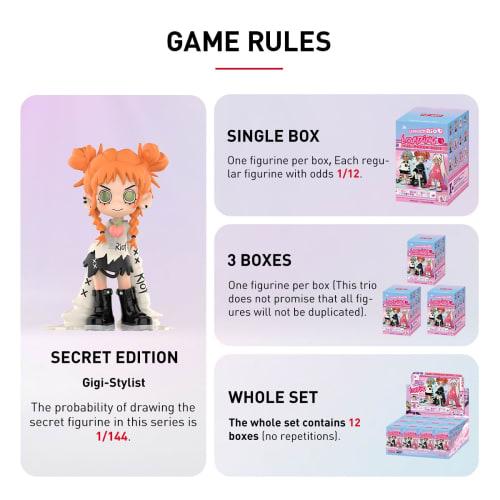 POP MART Lil Peach Riot Loading! Series [1 Piece] Pop Mart Gachapon Blind Box Figure Plastic Model Premium Toy PVC Soft Vinyl Original Character Birth