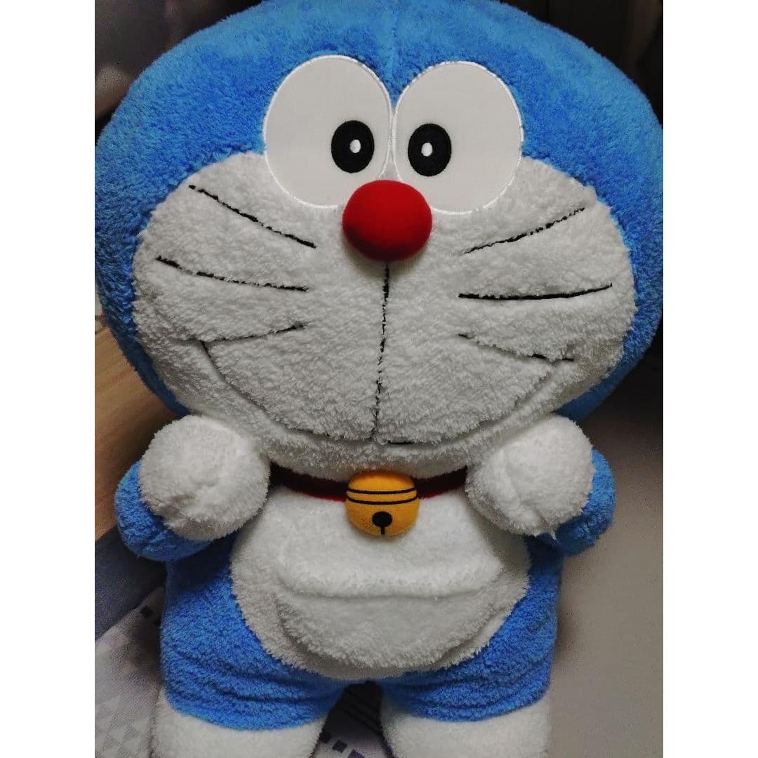 [No compression] Doraemon exciting pose super big stuffed toy