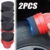 Curved Tire Polishing Sponge Brush Car Tire Waxing Sponge with Lid Auto Wheel Contour Cleaning Tool High Density Sponge Brush