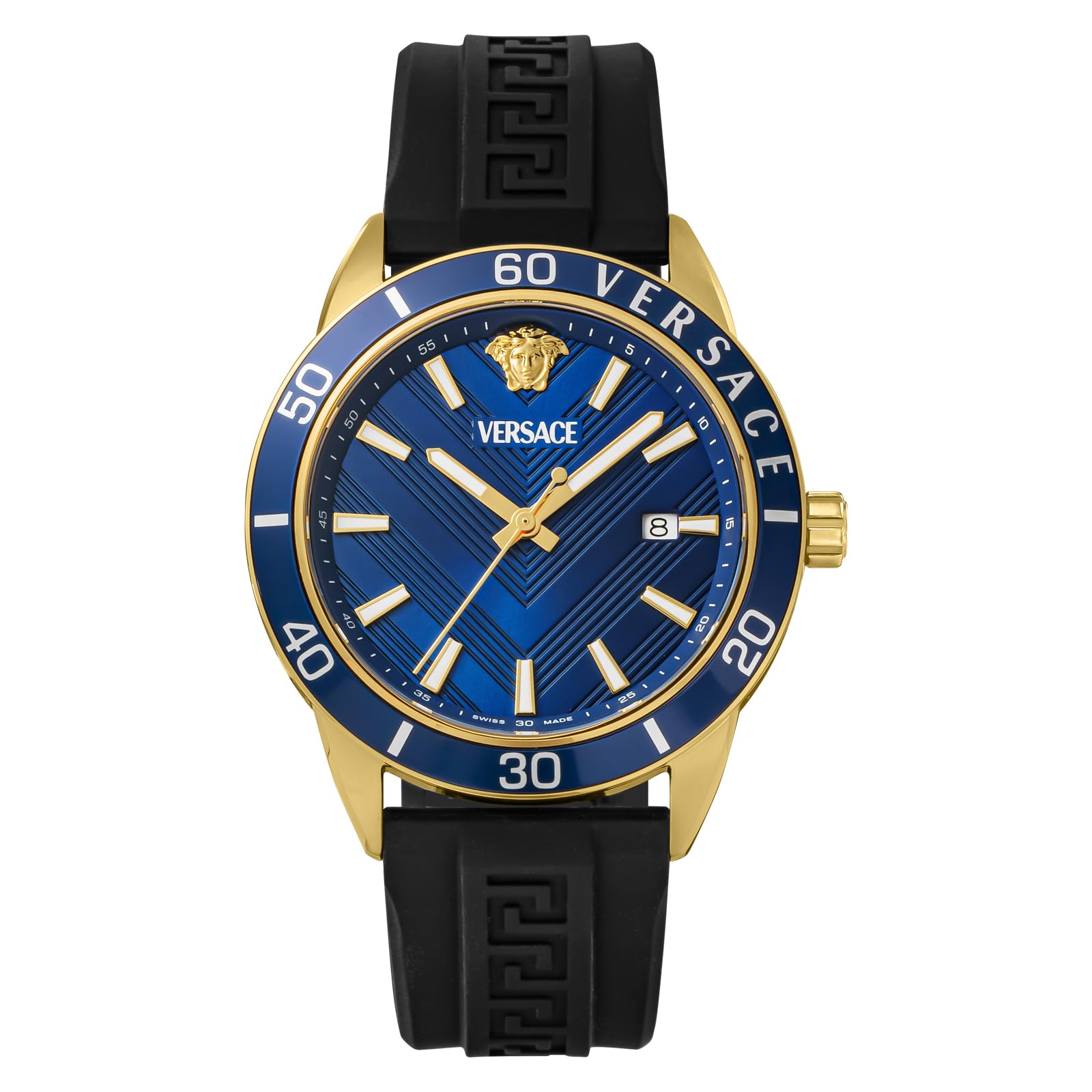 

Повсякденний годинник Greca Urban VEYCA0224 Чорний [Versace] Чоловічий [Товар] синій