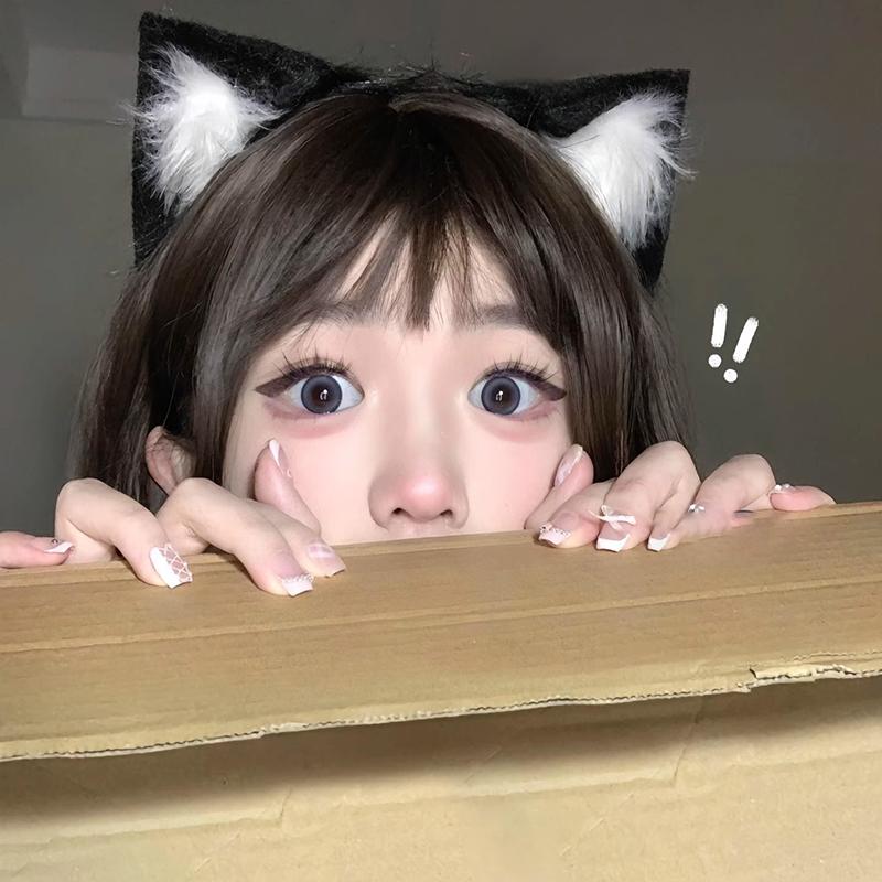 Cartoon Plush Cat Ears Headband For Women Girls Cosplay Hair Band Funny Cute Lolita Hair Hoop Creative Hair Accessories Gifts