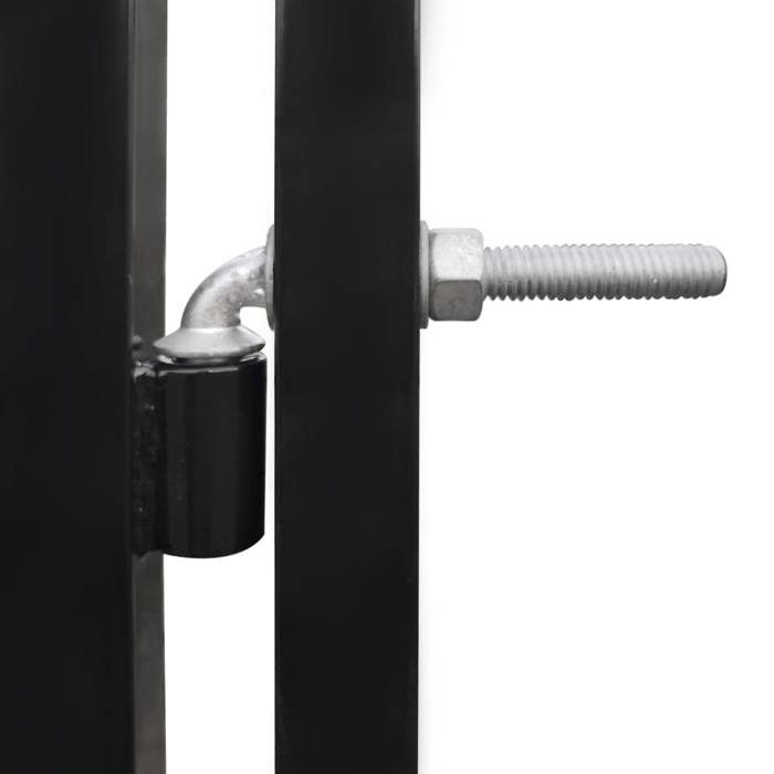 Chenil d'extérieur - Maison Exclusive - 450 x 150 x 210 cm - Acier thermolaqué - Toit résistant, porte verrouillable