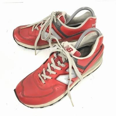 M574RDJ Kožené bežecké tenisky [25.0/Červené](POUŽITÉ)