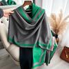 New Warm Luxury Cashmere Scarf Women Plain Color Fashion Shawl and Wraps Ladies Blanket Foulard Winter Pashmina Bandana Bufanda