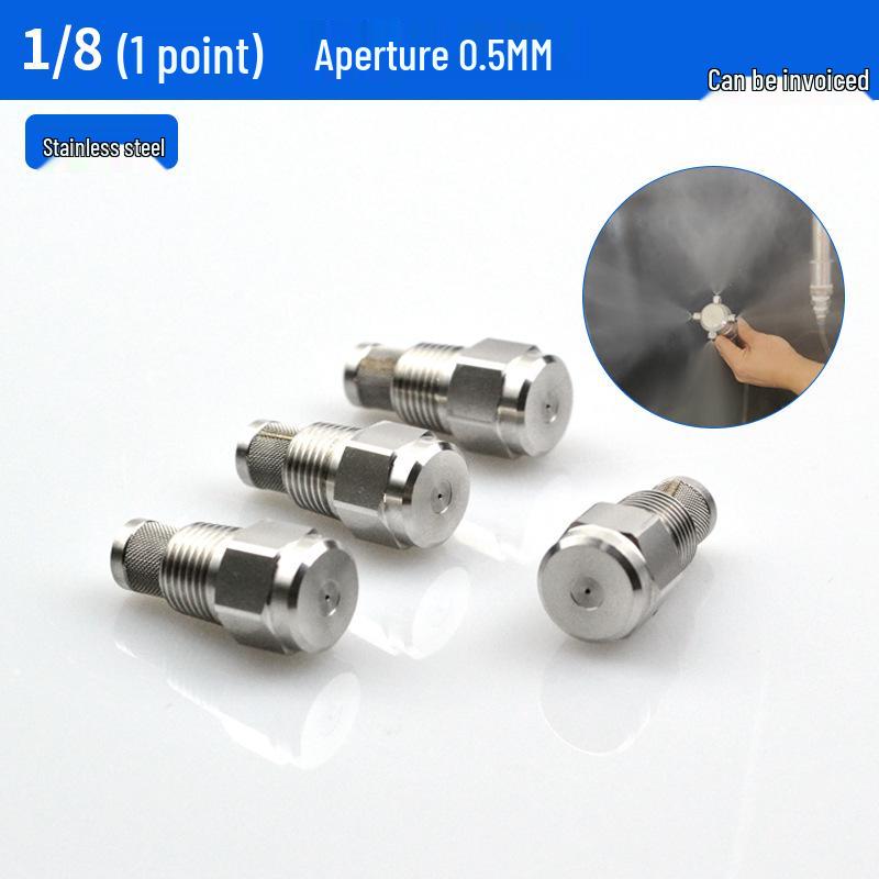Stainless Steel High-Pressure Conical Nozzle for Multi-Purpose Disinfection, Dust Removal, and Fire Extinguishing.