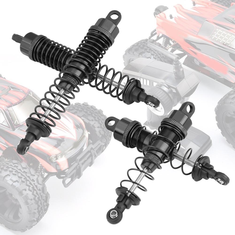 4pcs RC Car 90-108mm Aluminium for FS 53633 51805 51806 1:10 Truck (Black)