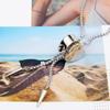 Versatile Stainless Steel Necklace With Heart Shaped Sliding Pendant For Formal And Casual Event Comfortable Design