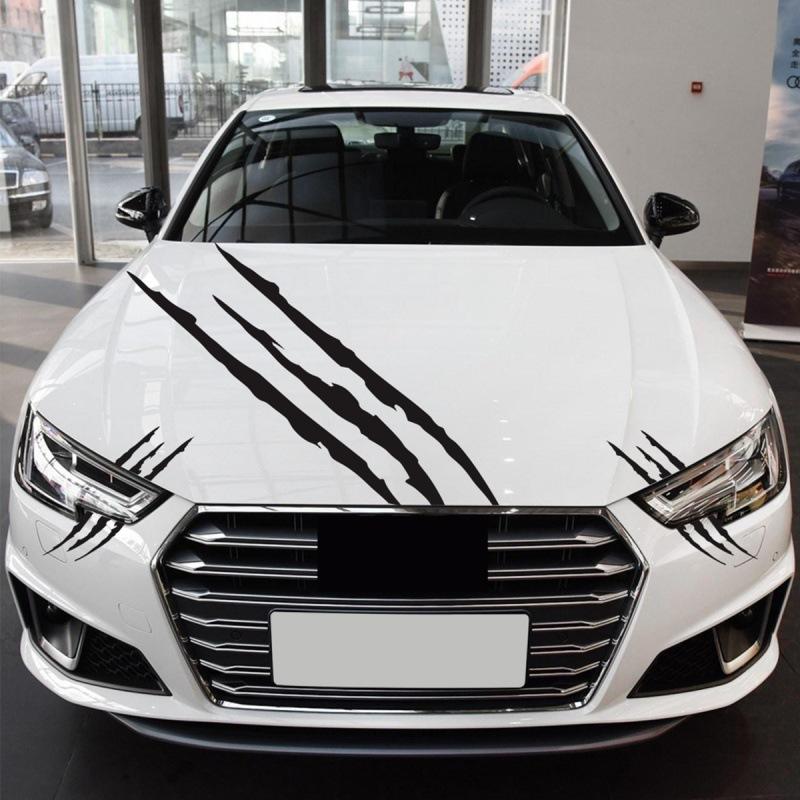 Autoaufkleber Geisterkralle Auto Motorhaube Vinylaufkleber Kreative Modifikation Reflektierende Aufkleber Teufelskralle Kratzer Autodekoration