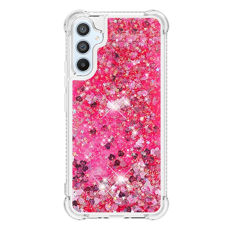 Custodia A54 A34 A14 5G Cartone Animato Glitter Sabbia Mobile Liquida Per Samsung Galaxy A54 A34 A14 5G A24 A04S A 04 A04E Custodia per Telefono Funda