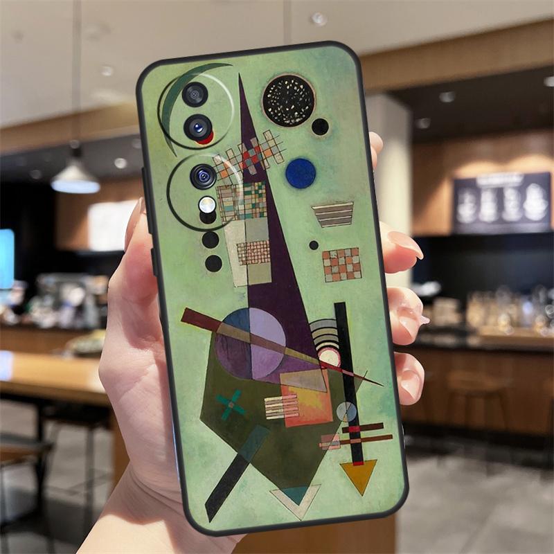 Wassily Kandinsky Abstract Case For Honor Magic 5 6 7 8 Pro Honor 200 400 50 70 90 Lite X8b X8c X9b X9c X9d Win RT Cover