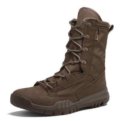Autumn and Winter Outdoor Tactical Boots Heightened Wear-resistant Military Boots Men's Desert Boots Light Breathable High-top Large-size Combat Boots