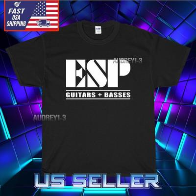 NEW SHIRT ESP GUITARS and BASSES LOGO T-SHIRT FUNNY AMERICAN USA SIZE S-5XL