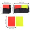 3PCS PVC Soccer Referee Card Set Foldable Record Paper Convenient Protective Cover  Football Matches