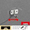 Strong Adhesive Stainless Steel Wall Hook for Kitchen, Clothes, and Hats - No Drill Required