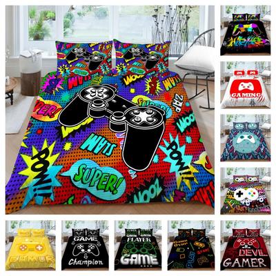Game Bedding Cover Set Gamer Bed Sets 3D Printing Quilt Cover Soft Home Bedspresds King Size Bedding Highly Duvet Cover