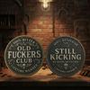 Old F*ckers Club Coin Retro Funny Lifetime Member Still Kicking Challenge Coin Rebellious Collectible Keepsake Coin Gag Gift for Retirement Birthday