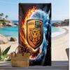 Asciugamano da Spiaggia con Stampa Calcio Hull City, Asciugamano Grande Morbido Asciugatura Rapida per Spiaggia Campeggio Nuoto