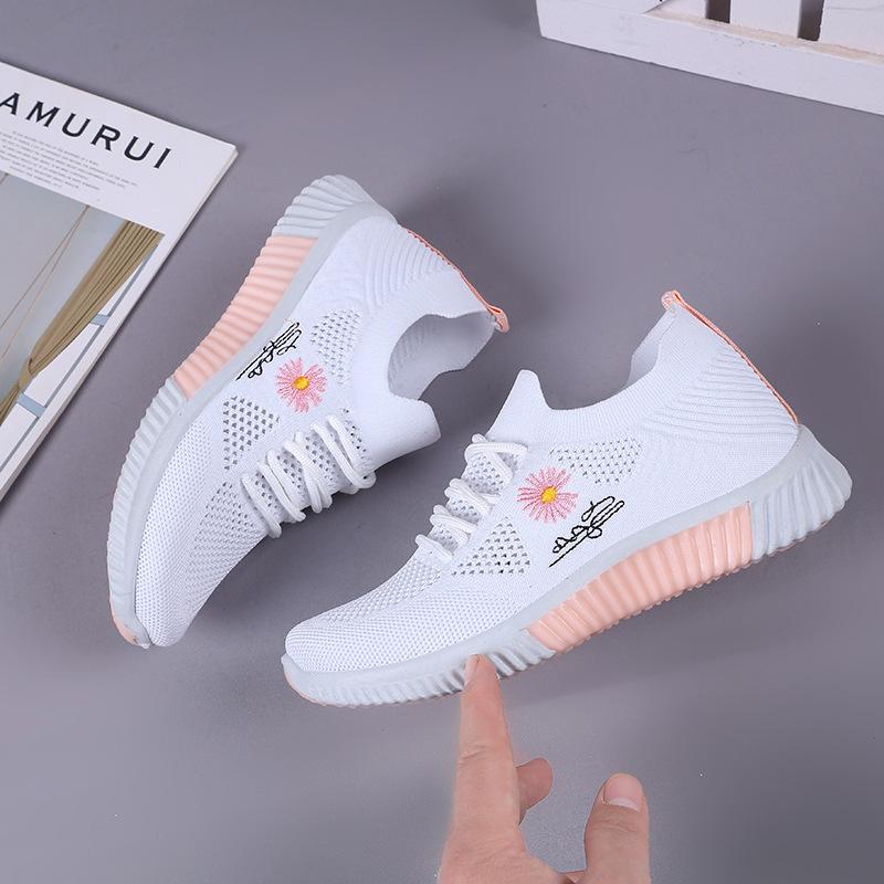 Summer mesh sports shoes couple mesh running shoes running casual men's and women's single shoes