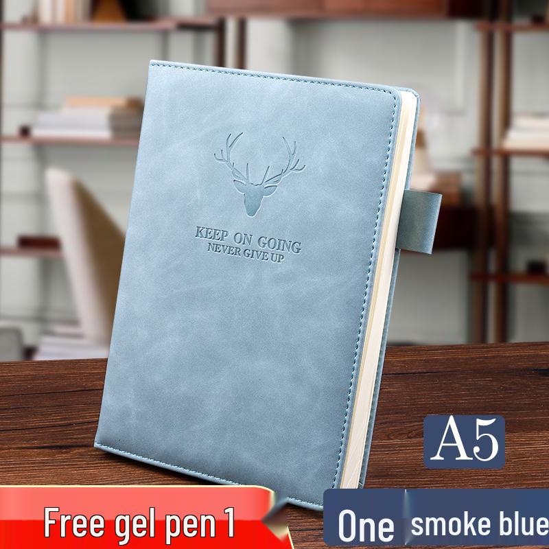 A5 Super Thick Business Notebook - Simple and Durable University Diary for Office Use