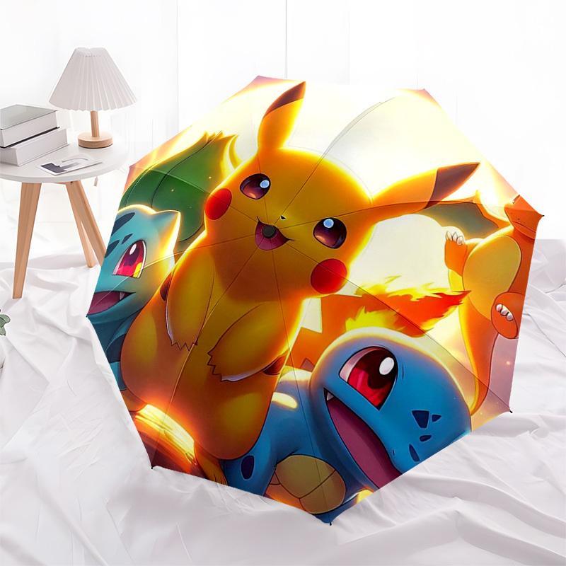 

1pc Anime Character UmbrellaAutomatic Opening & Closing, Foldable Design, Iron Frame, Outdoor Use, Festival Gift, Suitable for Fans, Travel, Daily Use
