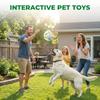 Dog Toy Soccer Ball Handles Mellow Squeaky Interactive Calming ...