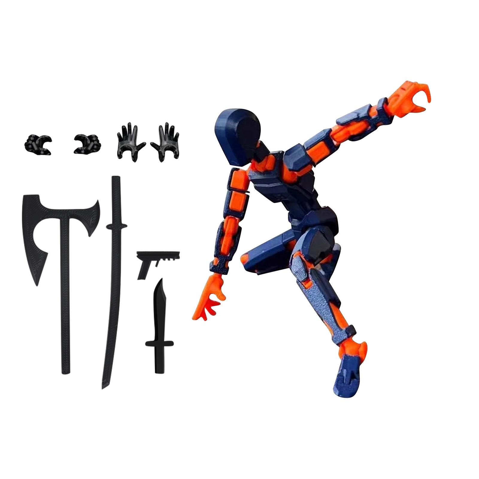 

Кукла 13-суставная подвижная 3D-печатная кукла-игрушка 3-го поколения кукла-манекен для самостоятельной декомпрессии всего тела One Size