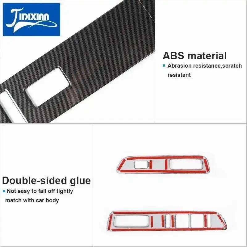 JIDIXIAN Car Interior Window Lift Switch Button Decoration Panel Cover fit for Ford F150 2009 2010 2011 2012 2013 2014