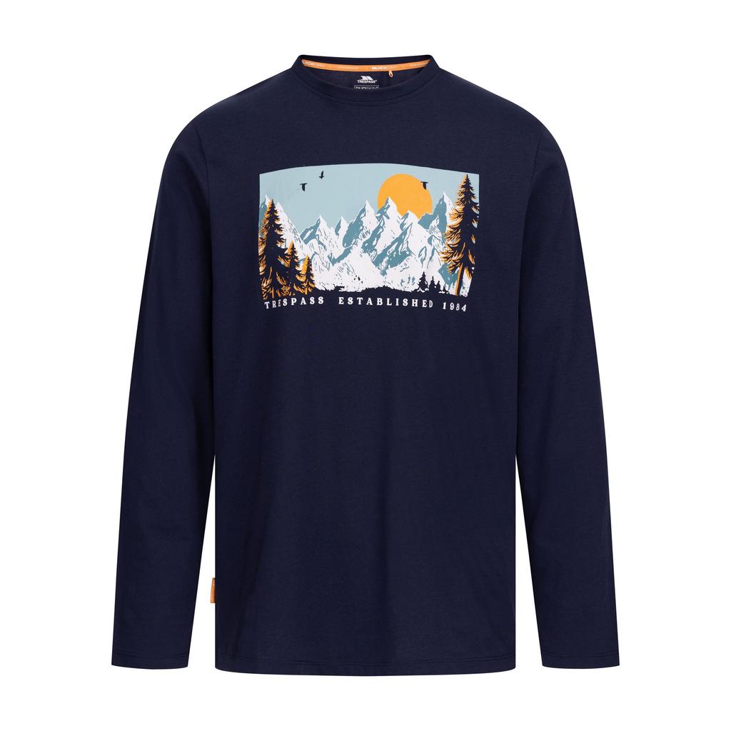 Trespass Mens Edwardo Long-Sleeved T-Shirt