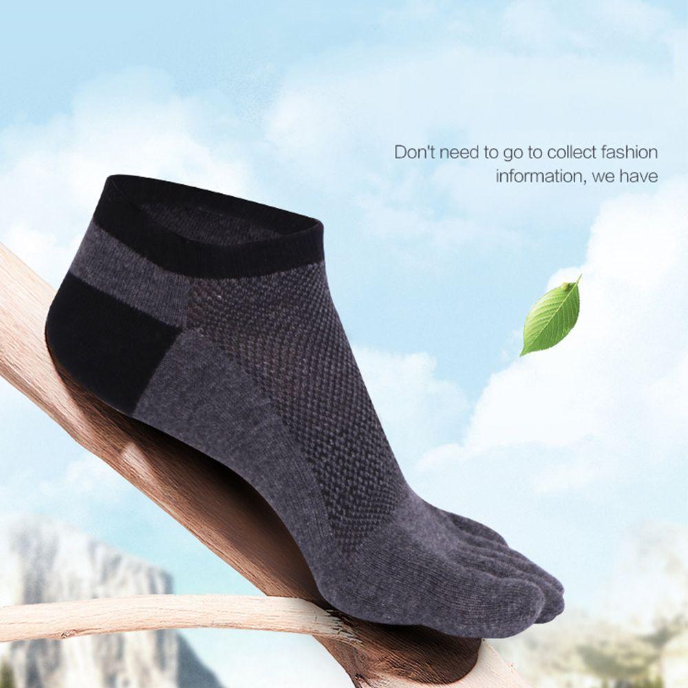 Short Socks Invisible Cotton Mesh Toe Socks Mesh Socks Five Toe Socks Five-Finger Socks Men's Socks