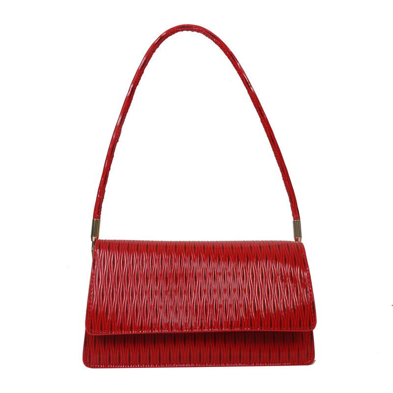 Stylish Black Pu Mini Shoulder Bag For Women Trendy Casual Small Square Purse